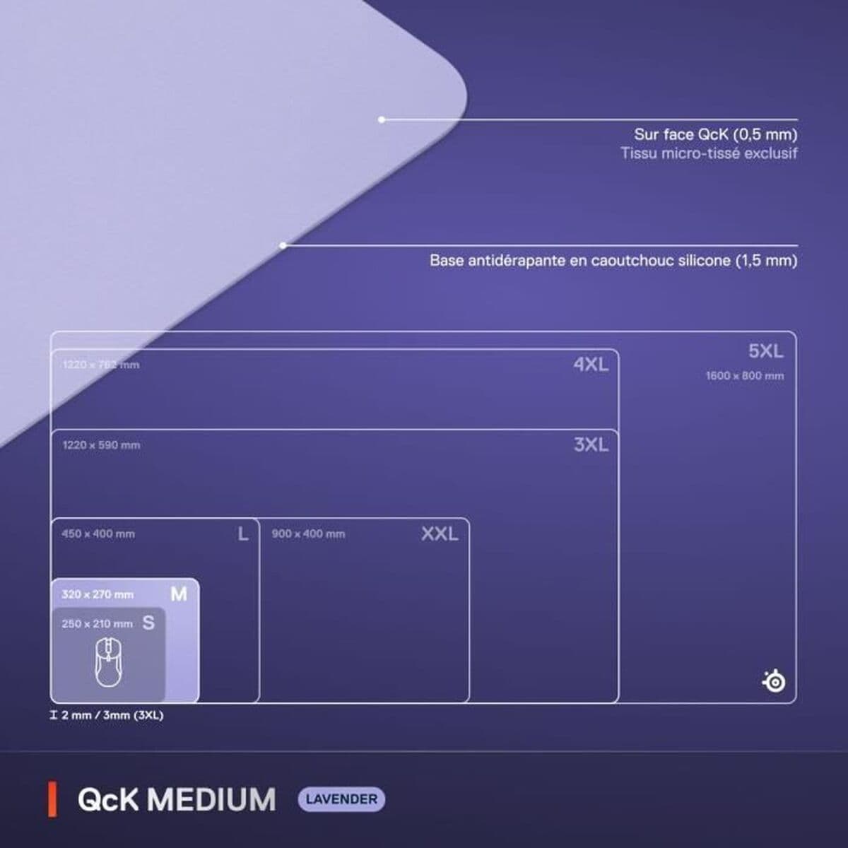 Alfombrilla de Ratón SteelSeries Lila - Image 21