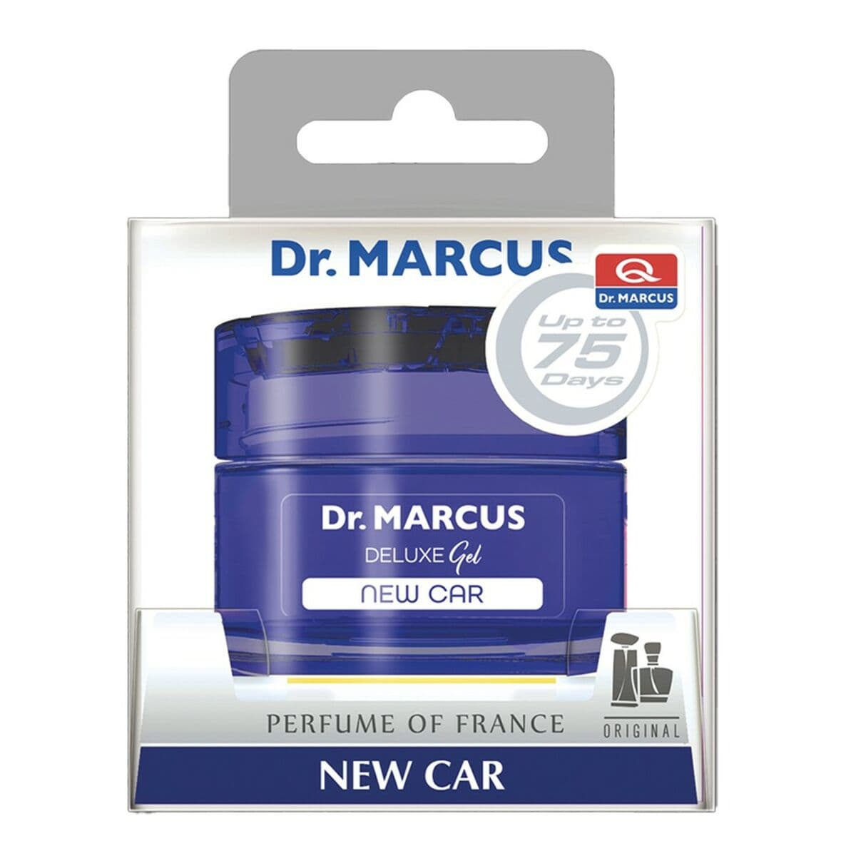 Auto Lufterfrischer Dr Marcus Deluxe Neues Auto 50 ml Kunststoff Parfüm Dose - Image 3