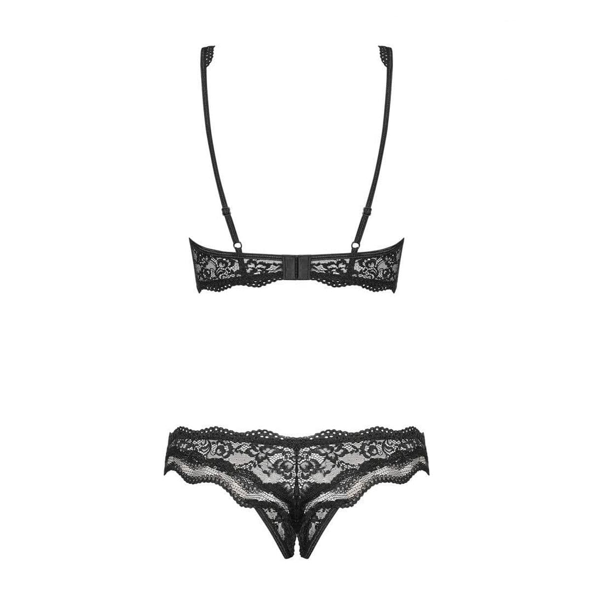 Unterwäsche-Set Obsessive Luvae Schwarz S/M - Image 7