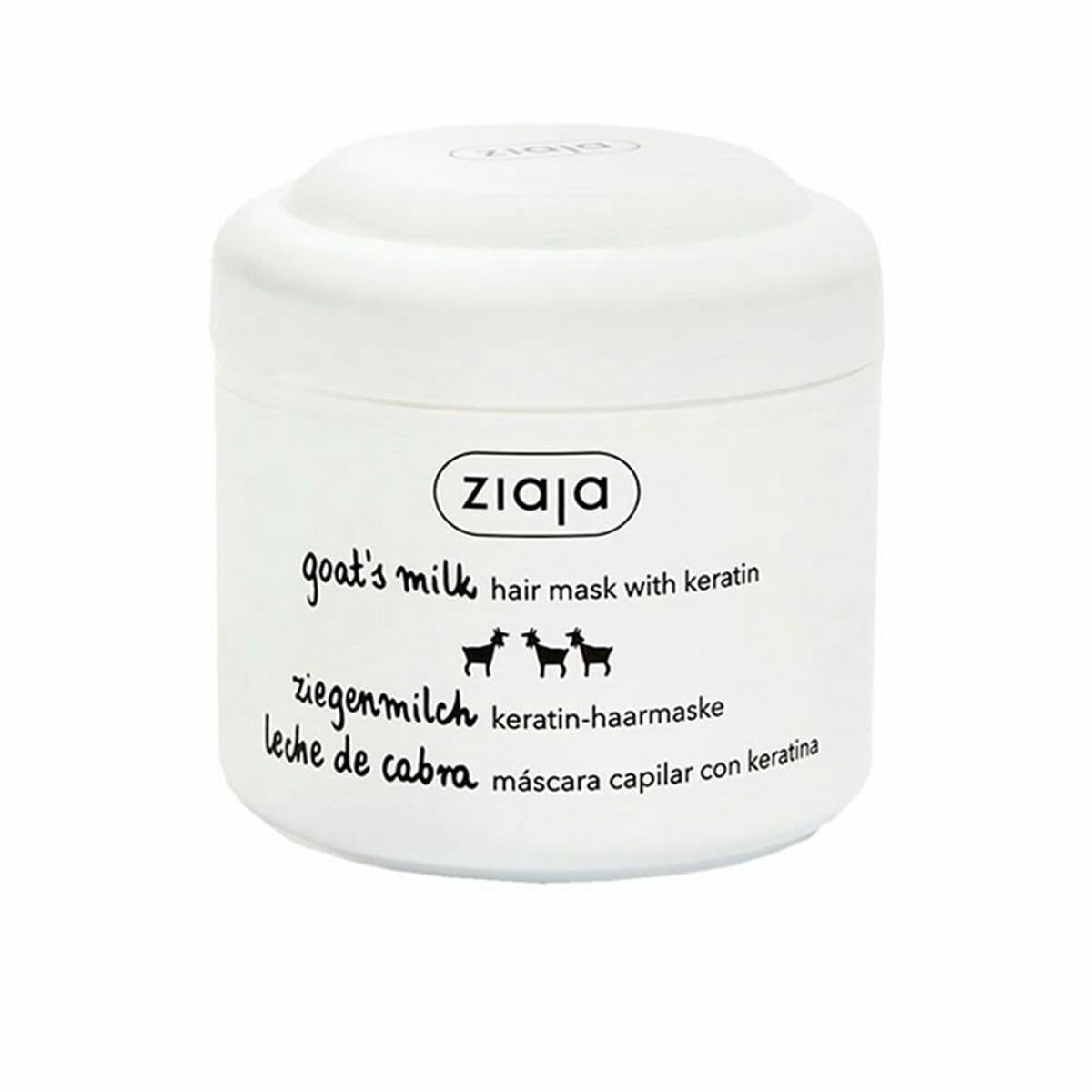 Mascarilla Capilar Reparadora Ziaja Leche De Cabra 200 ml Leche de cabra