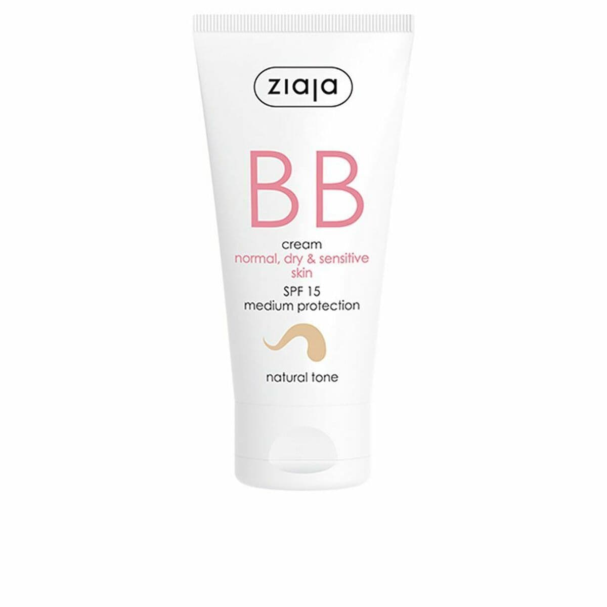 Hydraterende Crème met Kleur Ziaja Bb Cream Natuurlijk Spf 15 50 ml