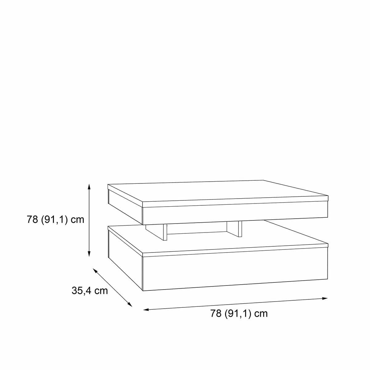 Stolik Brązowy - Image 5
