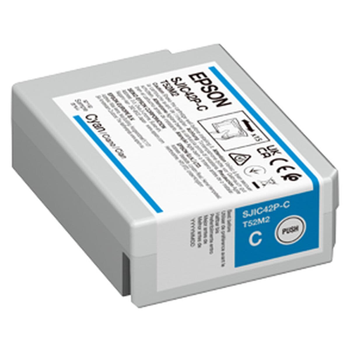 Cartucho de Tinta Original Epson SJIC42P-C Cian