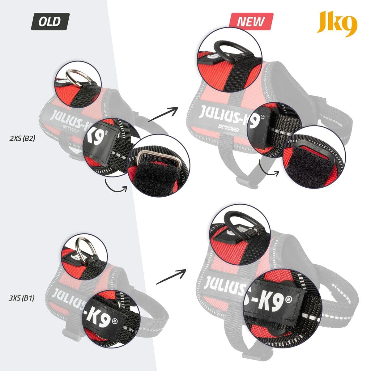 Koiran valjaat Julius K9 Power Sininen 1 Baby 1 (XS) - Image 4