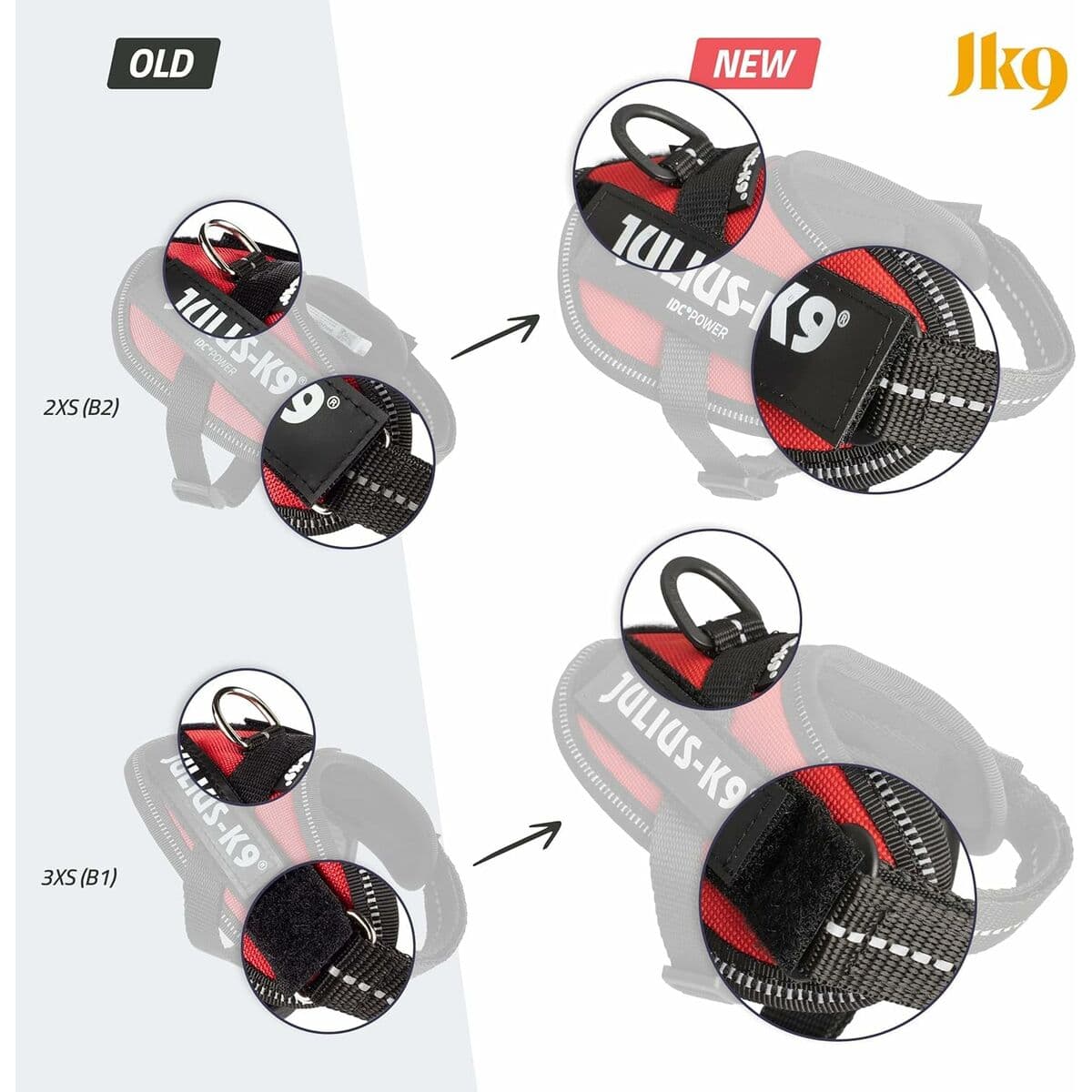 Koera rakmed Julius K9 IDC Must 2 Baby 2 (XS/S) - Image 8