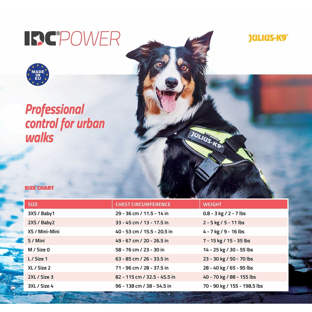 Hundegeschirr Julius K9 IDC Schwarz S - Image 7
