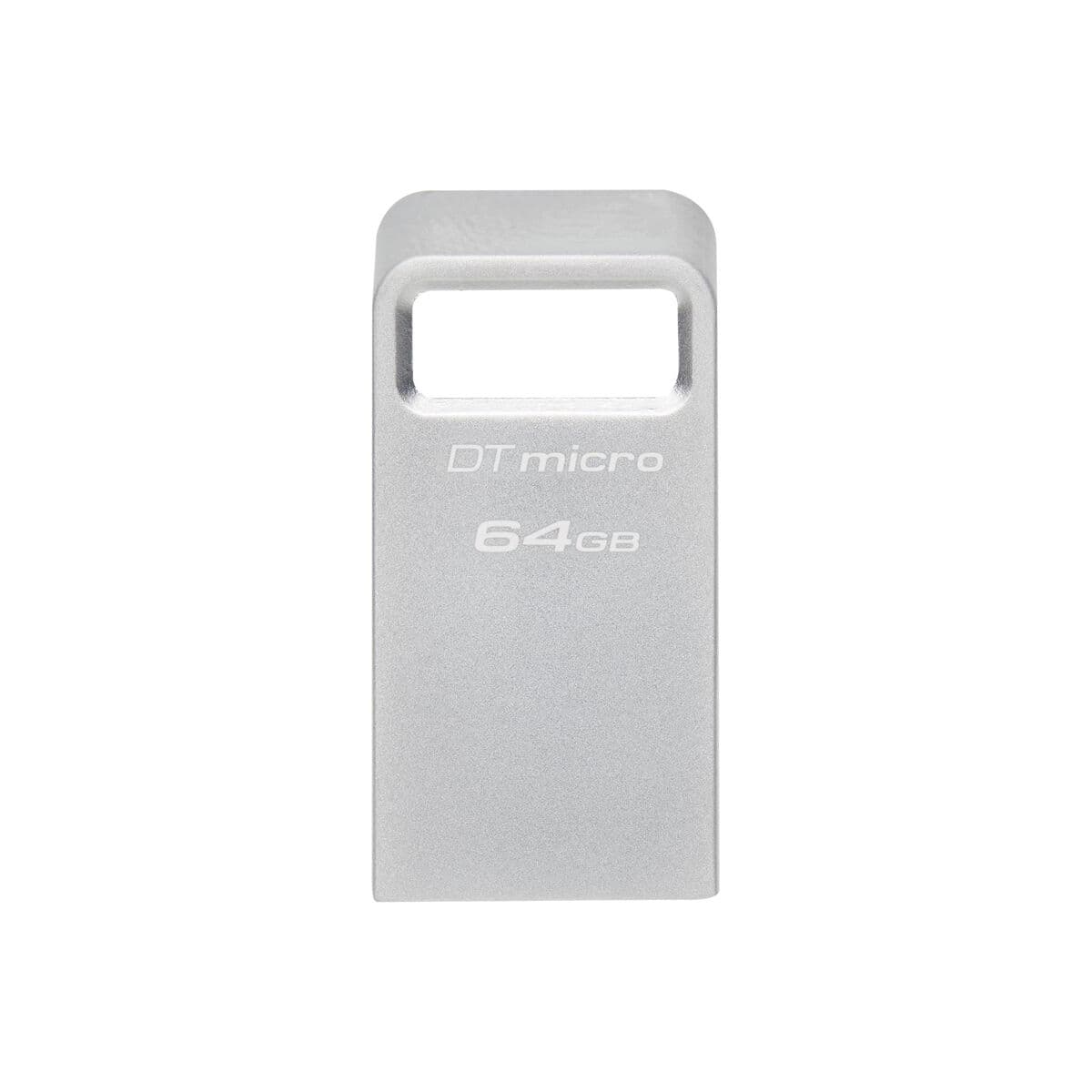 USB-minne Kingston DTMC3G2/64GB Nyckelkedja Silvrig Svart 64 GB - Image 3