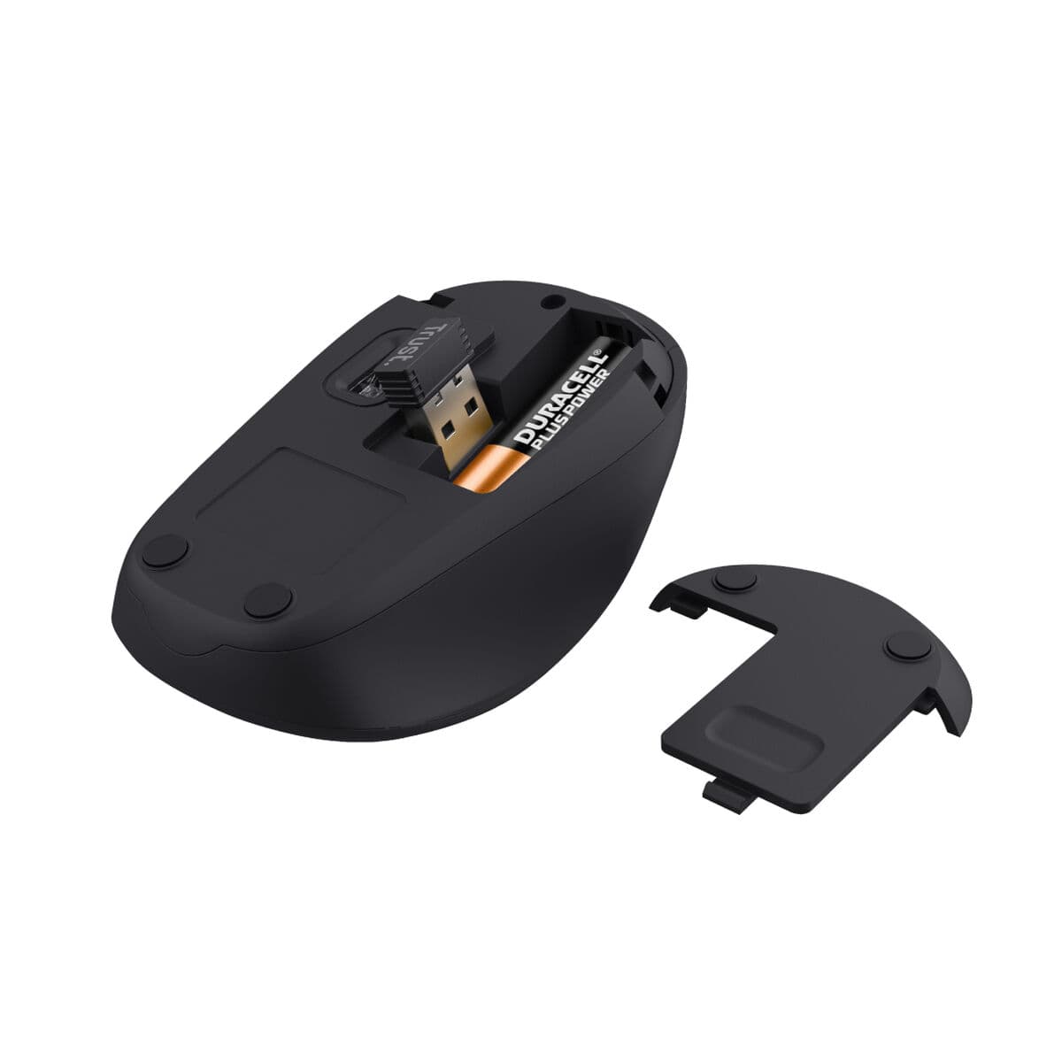 Mouse Trust TM-201 Black 1600 dpi - Image 4