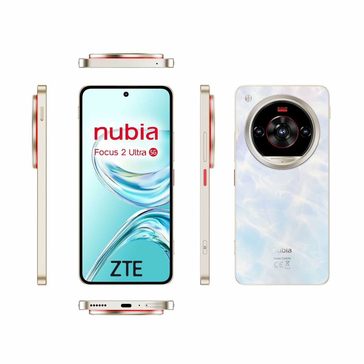 Smartphone ZTE Nubia Focus 2 Ultra 6,8" Octa Core 8 GB RAM 512 GB Blanco - Image 9