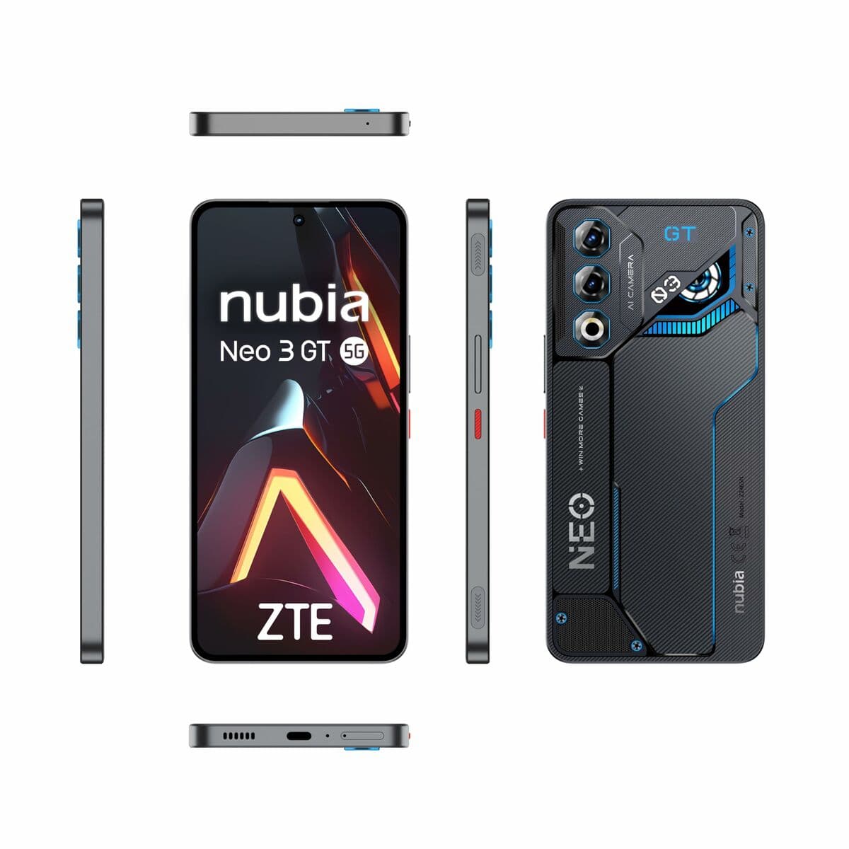 Smartphone ZTE Nubia Neo 3 GT 6,8" Octa Core 12 GB RAM 256 GB Zwart - Image 12
