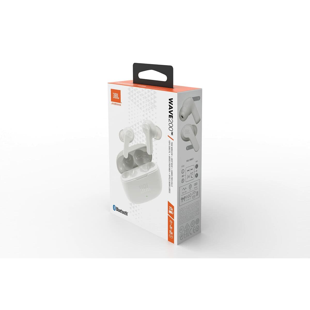 Casques Bluetooth avec Microphone JBL JBLW200TWSWHT Blanc - Image 17
