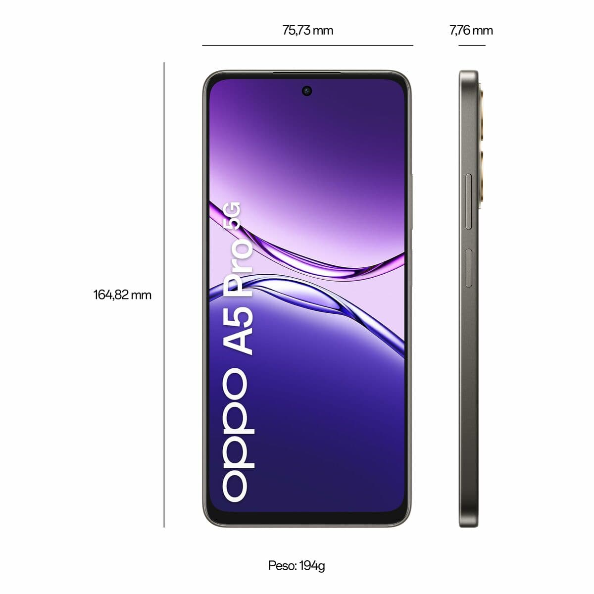 Smartphone Oppo A5 PRO 5G 6,67" Octa Core 8 GB RAM 256 GB Noir - Image 22