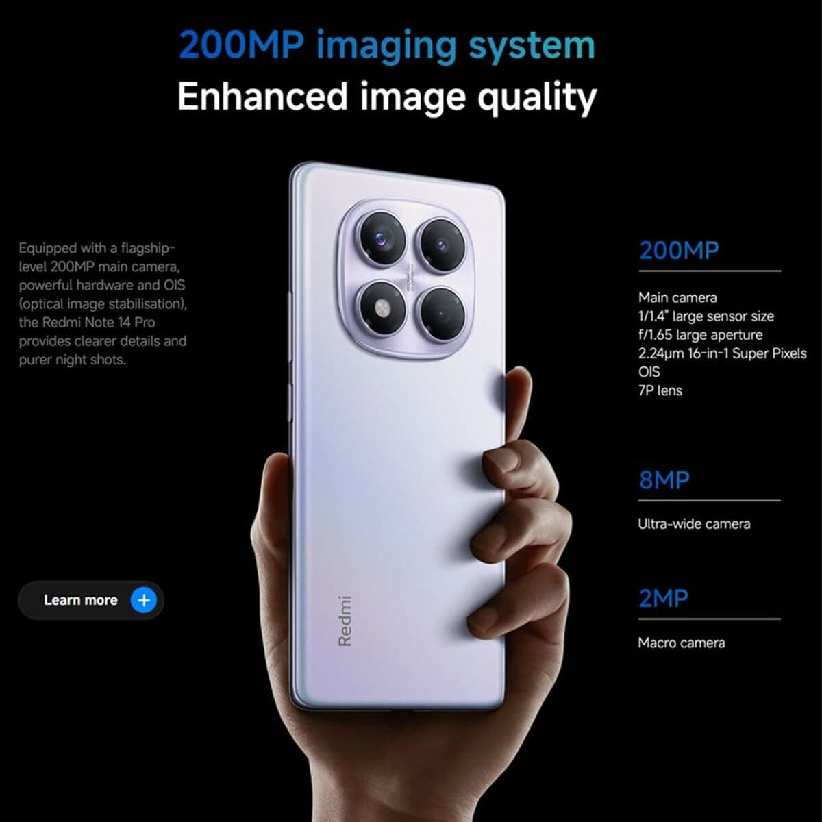 Smartphone Xiaomi Redmi Note 14 Pro 6,67" Octa Core 12 GB RAM 512 GB Bleu - Image 4