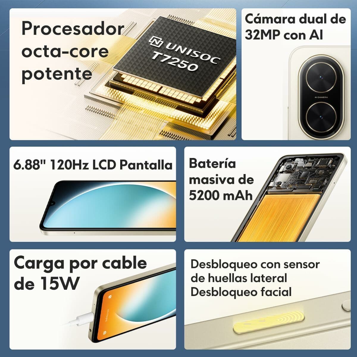 Smartphone Xiaomi POCO C71 6,88" Octa Core 4 GB RAM 128 GB Noir - Image 10