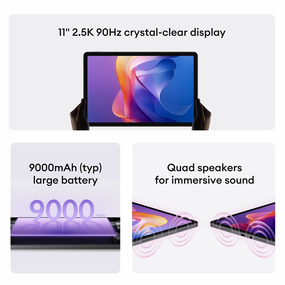 Tablet Xiaomi Redmi Pad 2 11" Octa Core 4 GB RAM 128 GB Gris - Image 6