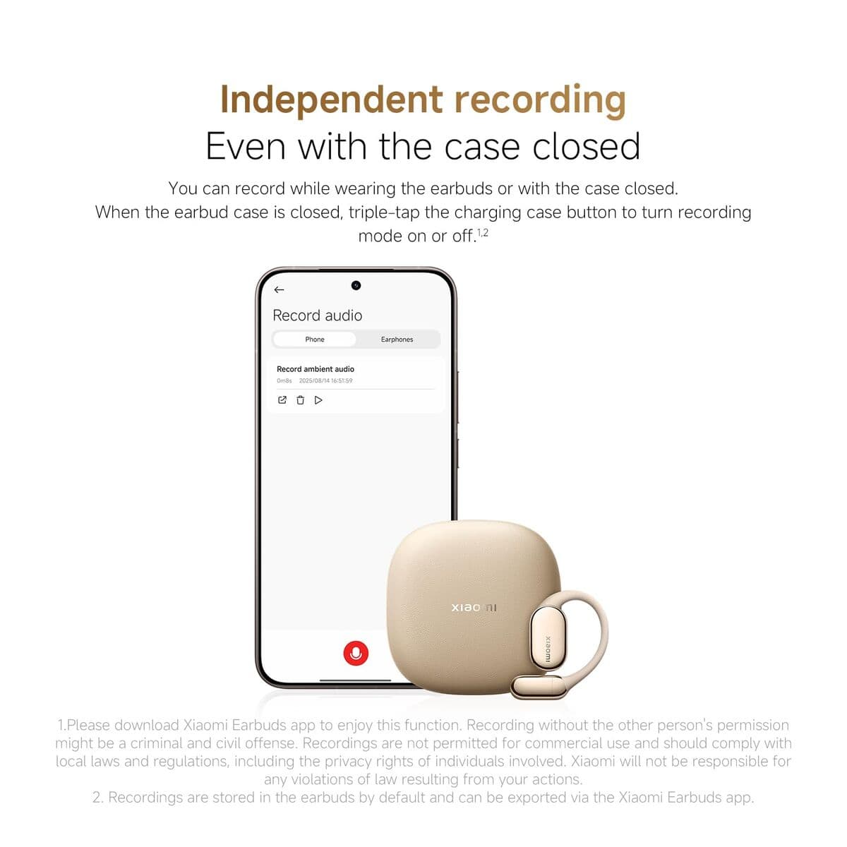 Casque Xiaomi OpenWear Stereo Pro Or - Image 12