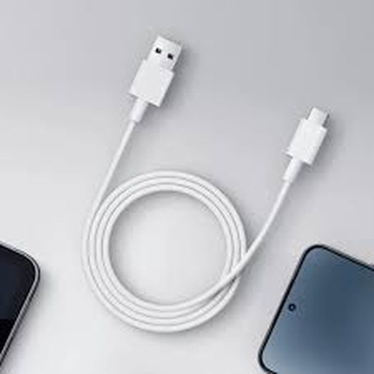 Cable USB A a USB-C Xiaomi Blanco 1 m