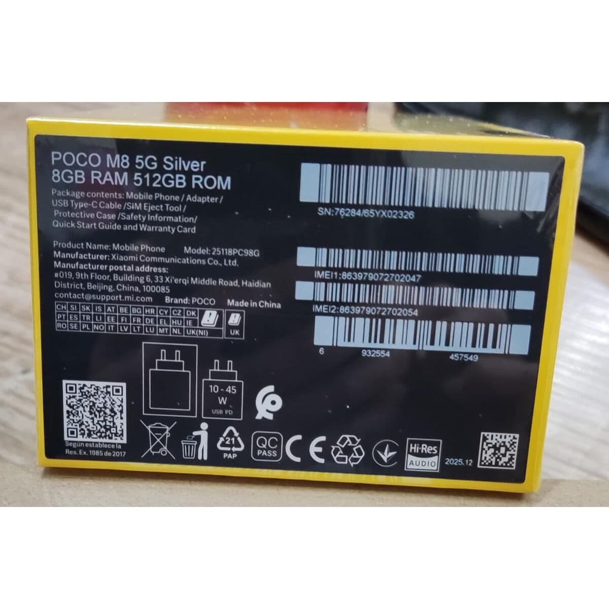 Smartphone Poco M8 8 GB RAM 512 GB Argintiu - Image 7