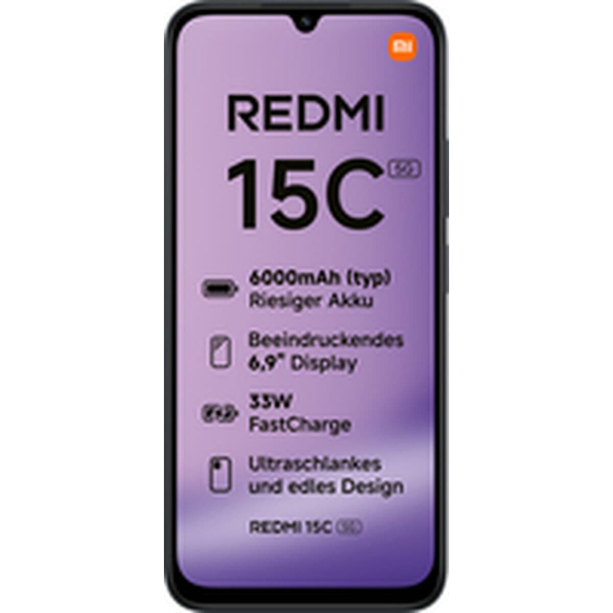 Smartphone Xiaomi Redmi 15C 6,9" Octa Core 4 GB RAM 128 GB Noir - Image 9
