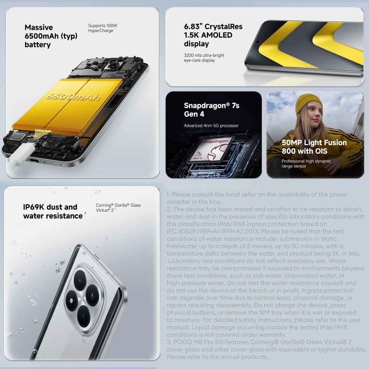 Smartphone Poco M8 PRO 12 GB RAM 512 GB Verde - Image 2