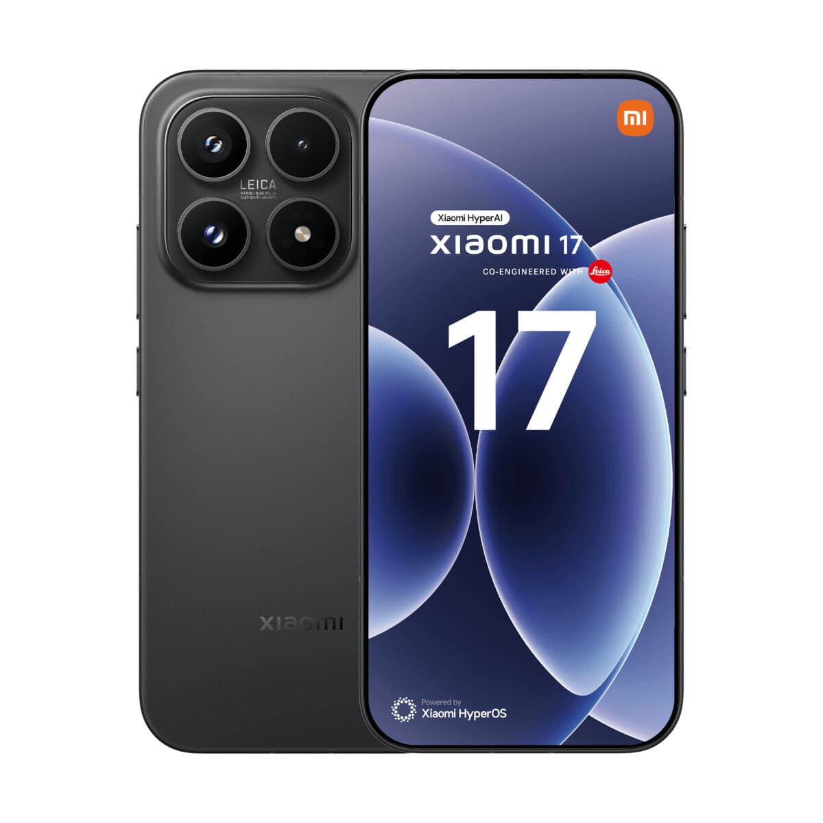 Smartphonei Xiaomi 17 5G 6,3" Octa Core Qualcomm Snapdragon 8 Gen 5 12 GB RAM 256 GB Crna