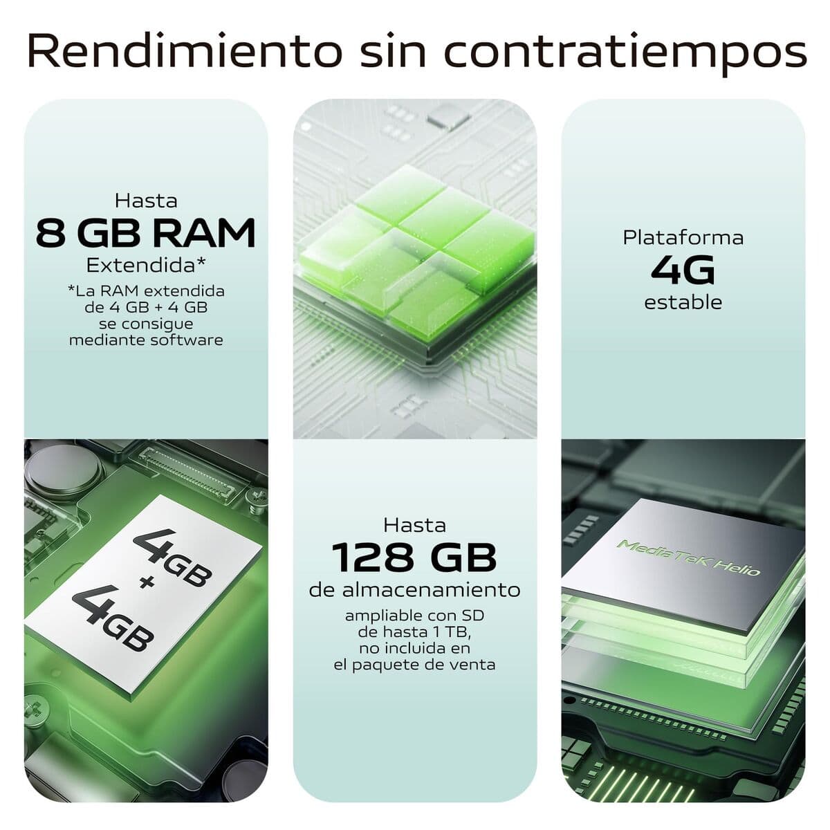 Smartphone Vivo Y03 6,56" MediaTek Helio G85 4 GB RAM 128 GB Svart - Image 11