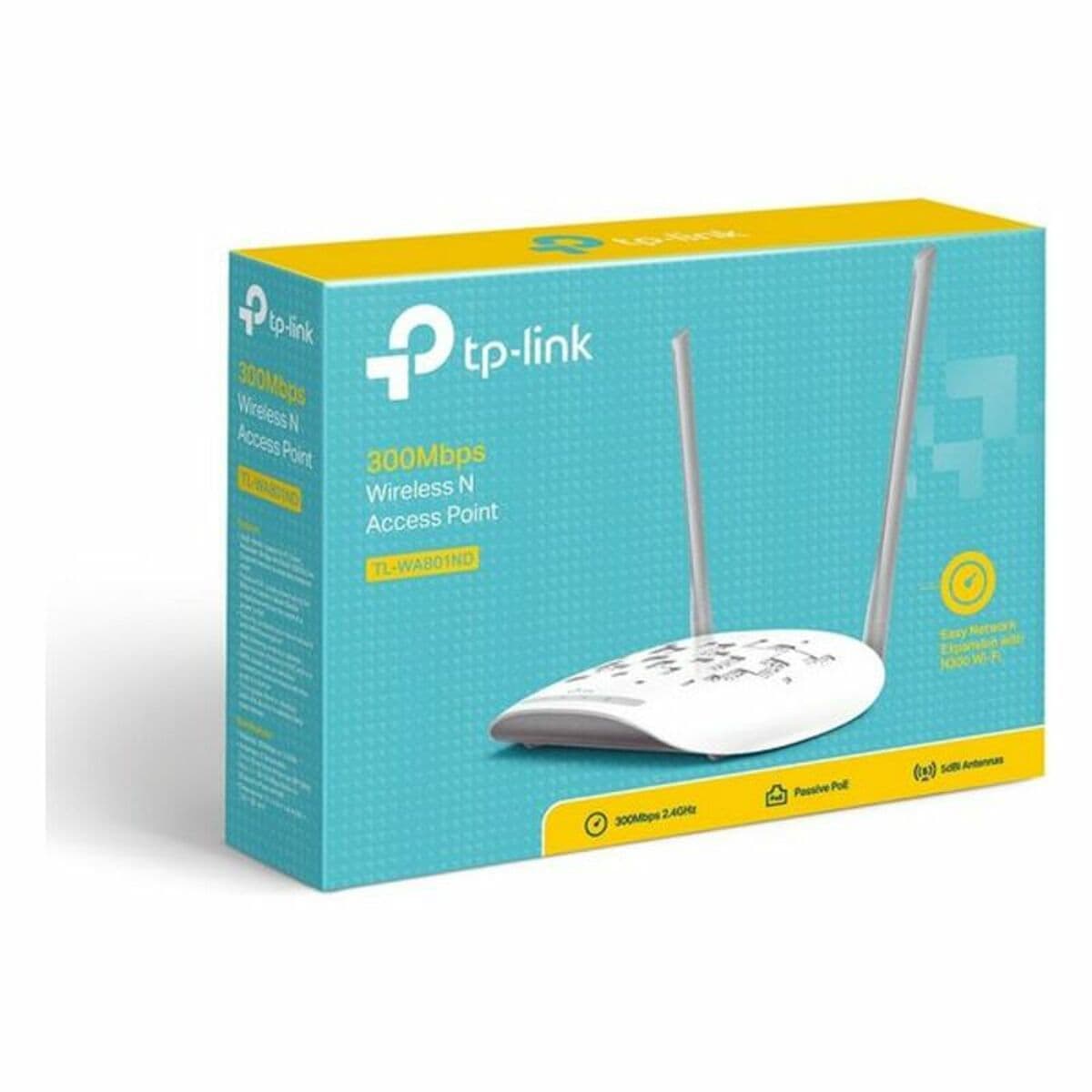 Punto de Acceso Repetidor TP-Link TL-WA801N 300 Mbps 2.4 GHz Blanco - Image 4
