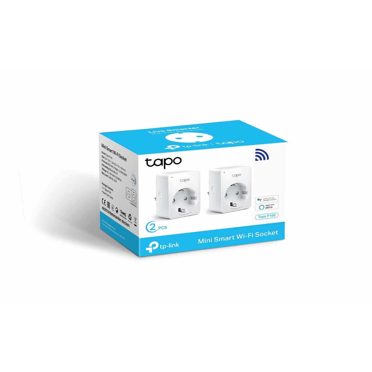 Enchufe Inteligente TP-Link P100 Wi-Fi 220 V 220-240 V 13 A 10 A Blanco (2 Unidades) - Image 18