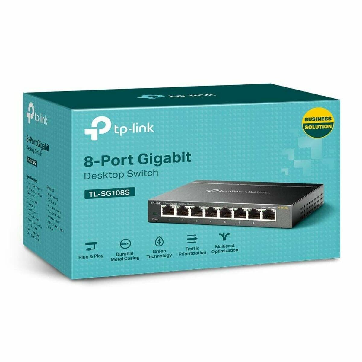 Switch TP-Link TL-SG108S RJ-45 x 8 Black - Image 3