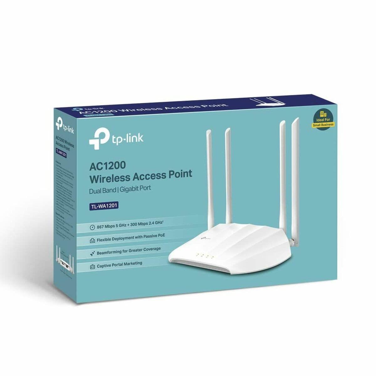 Point d'Accès Répéteur TP-Link TL-WA1201 5 GHz 867 Mbps Blanc Multicouleur - Image 3