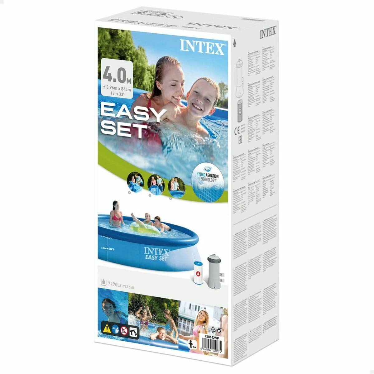 Piepūšamais Baseins Intex Easy Set 7290 l Apaļa 396 x 84 cm - Image 4
