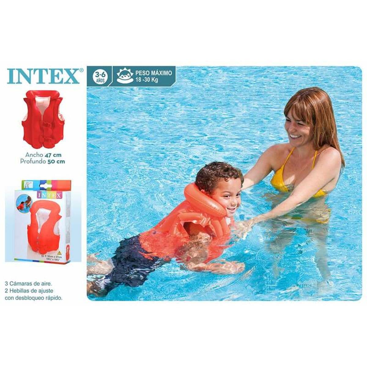 Chaleco Hinchable para Piscina Intex 50 x 47 cm