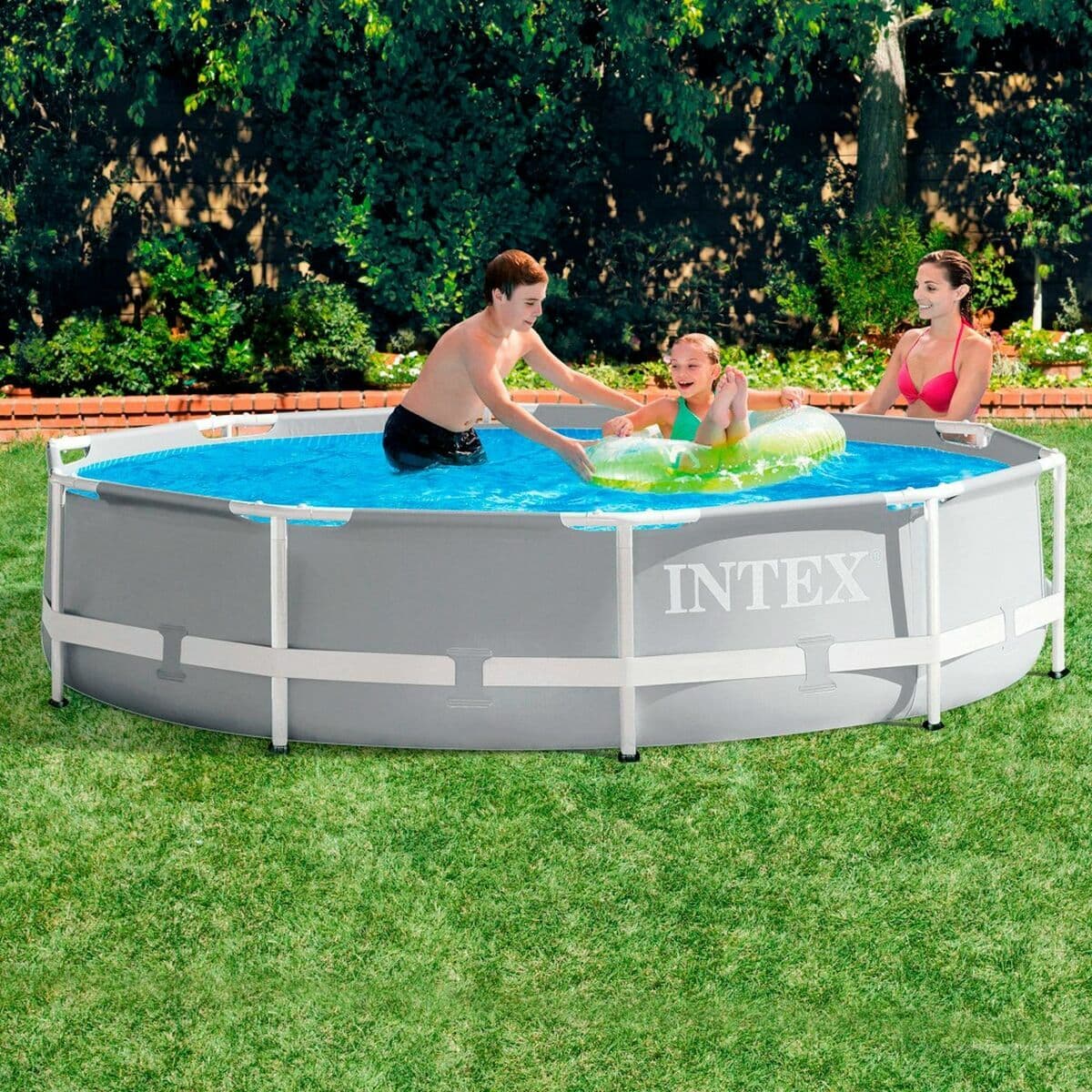 Piscina Desmontable Intex Prism Frame 305 x 76 cm 4485 L Redonda - Image 2