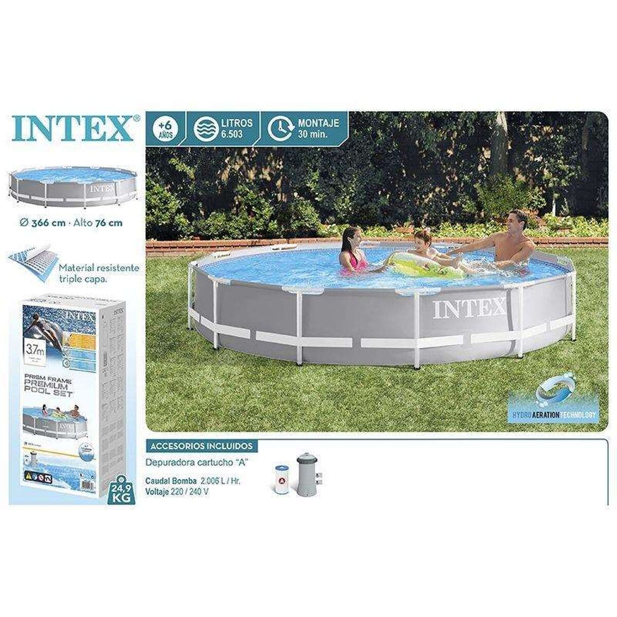 flyttbar pool Intex 26712 Reningsverk för simbassäng (Renoverade A) - Image 27