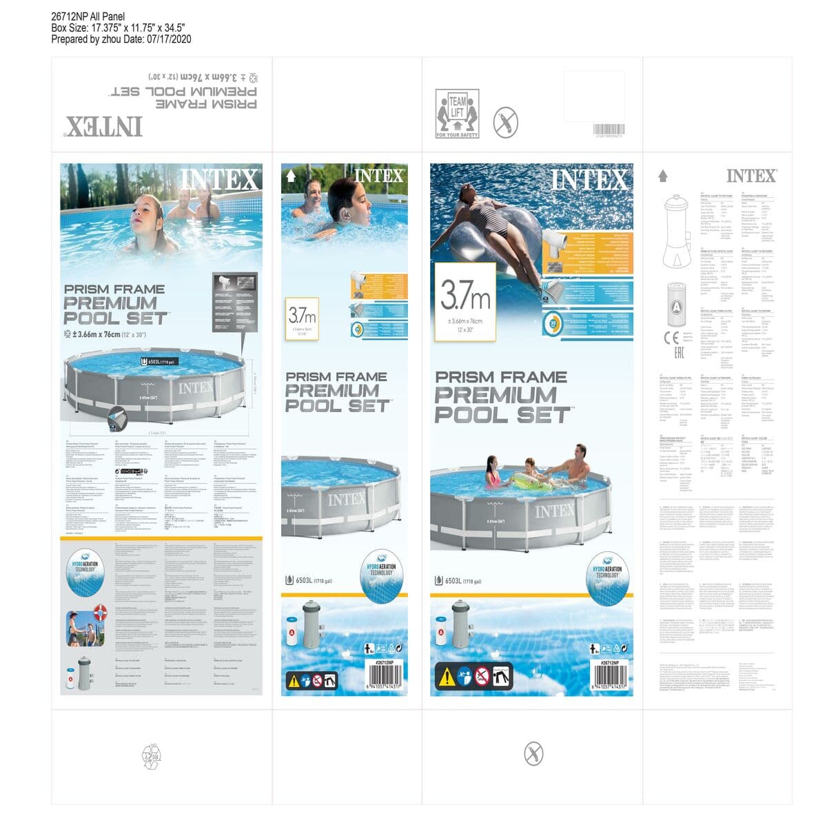 flyttbar pool Intex 26712 Reningsverk för simbassäng (Renoverade A) - Image 2