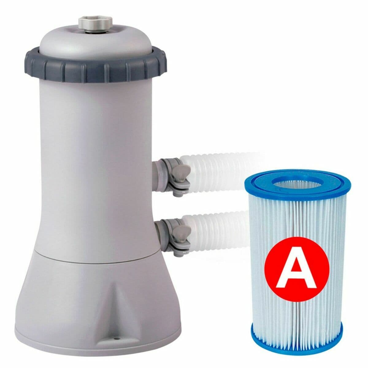 Baseins Noņemams Intex Prism Frame 488 x 244 x 107 cm 10.874 l Pelēks - Image 3