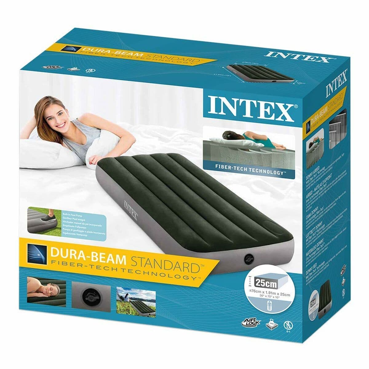 Luftmatratze Intex grün - Image 4
