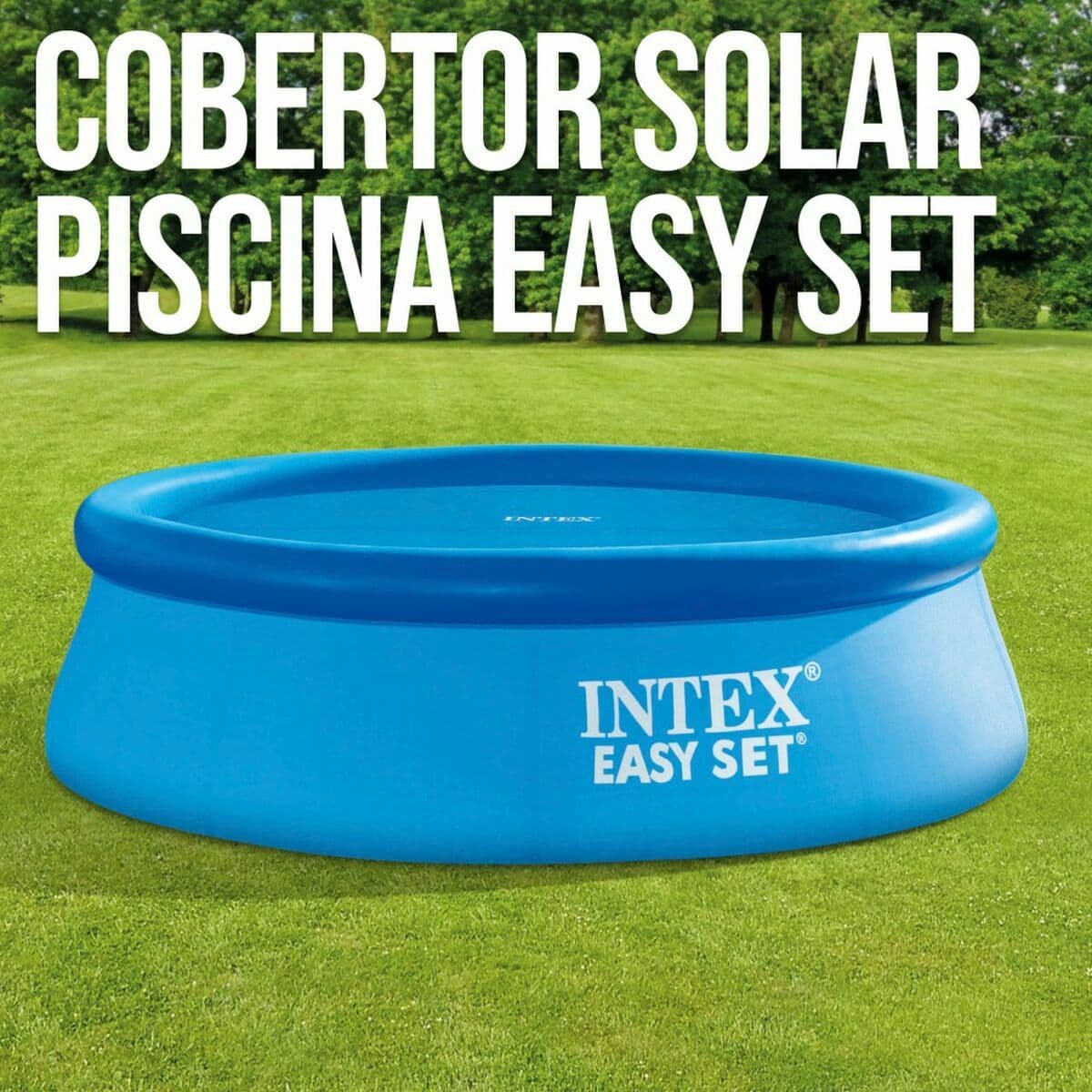 Cubrepiscinas Intex Ø 244 cm Solar Redondo - Image 2