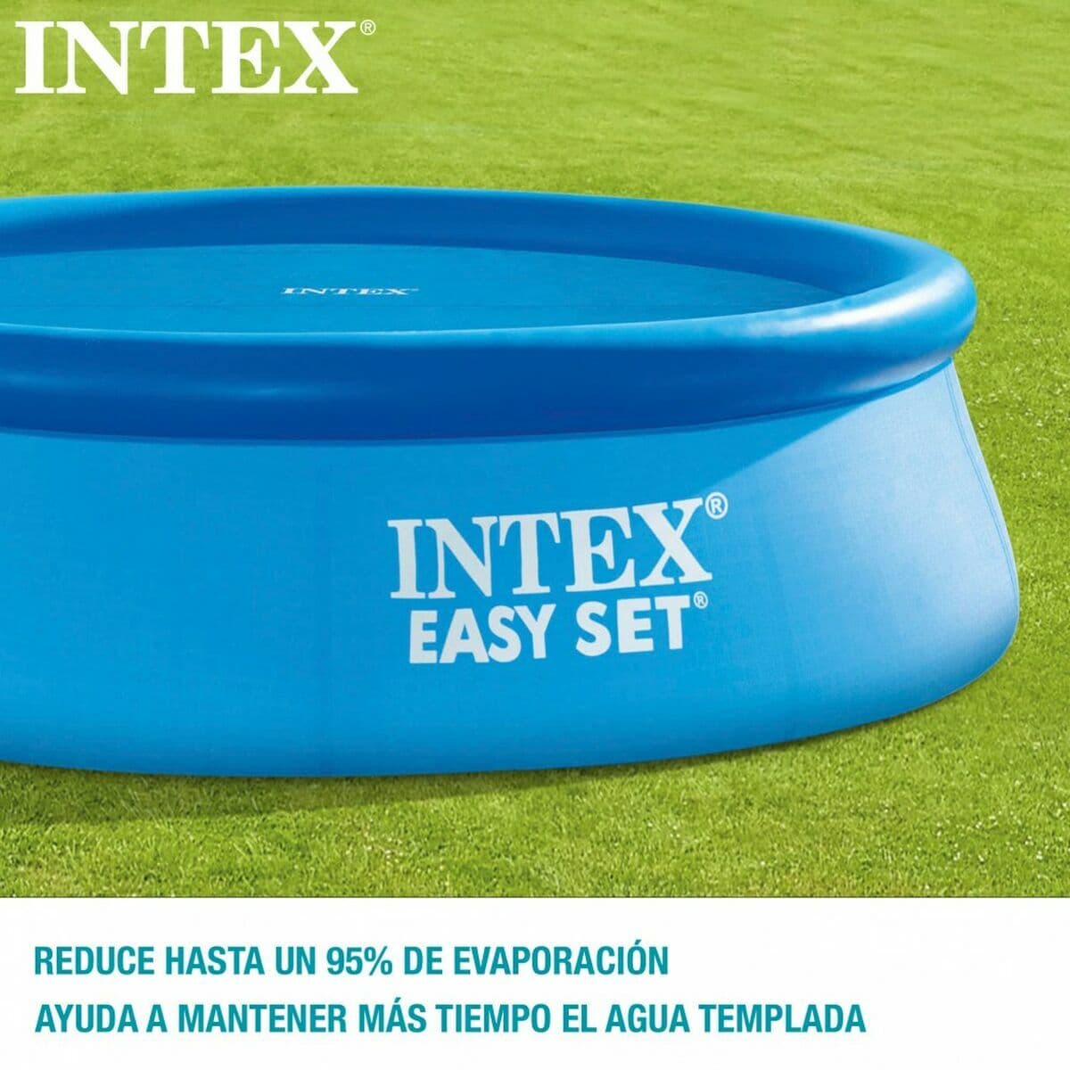 Cubrepiscinas Intex Ø 244 cm Solar Redondo - Image 5