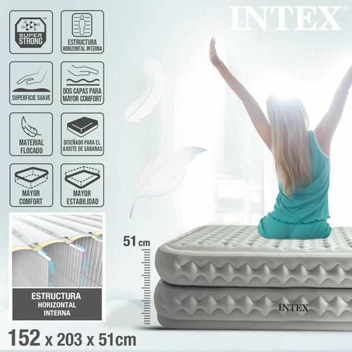 Cama Hinchable Intex 152 x 203 x 51 cm 272 kg - Image 2
