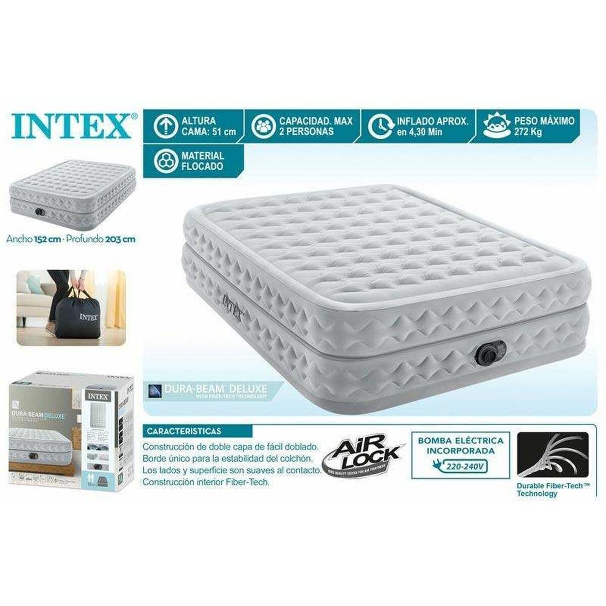 Cama Hinchable Intex 152 x 203 x 51 cm 272 kg - Image 8