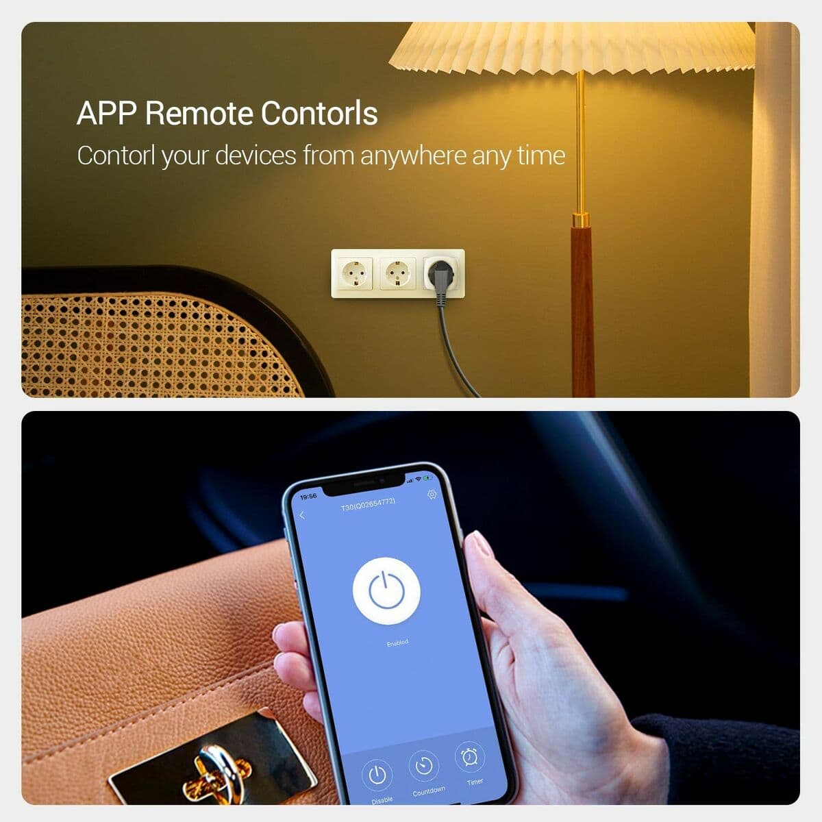 Intelligenter Stecker Ezviz T30 Weiß 2300 W 7 x 11 x 7 cm 6 x 6 x 11 cm 86 mm 51 x 51 x 85 cm 220 V 220-240 V - Image 14