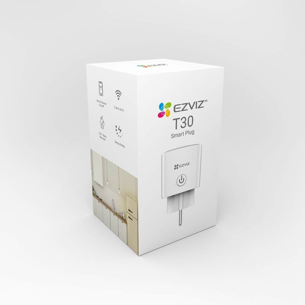 Intelligenter Stecker Ezviz T30 Weiß 2300 W 7 x 11 x 7 cm 6 x 6 x 11 cm 86 mm 51 x 51 x 85 cm 220 V 220-240 V - Image 17