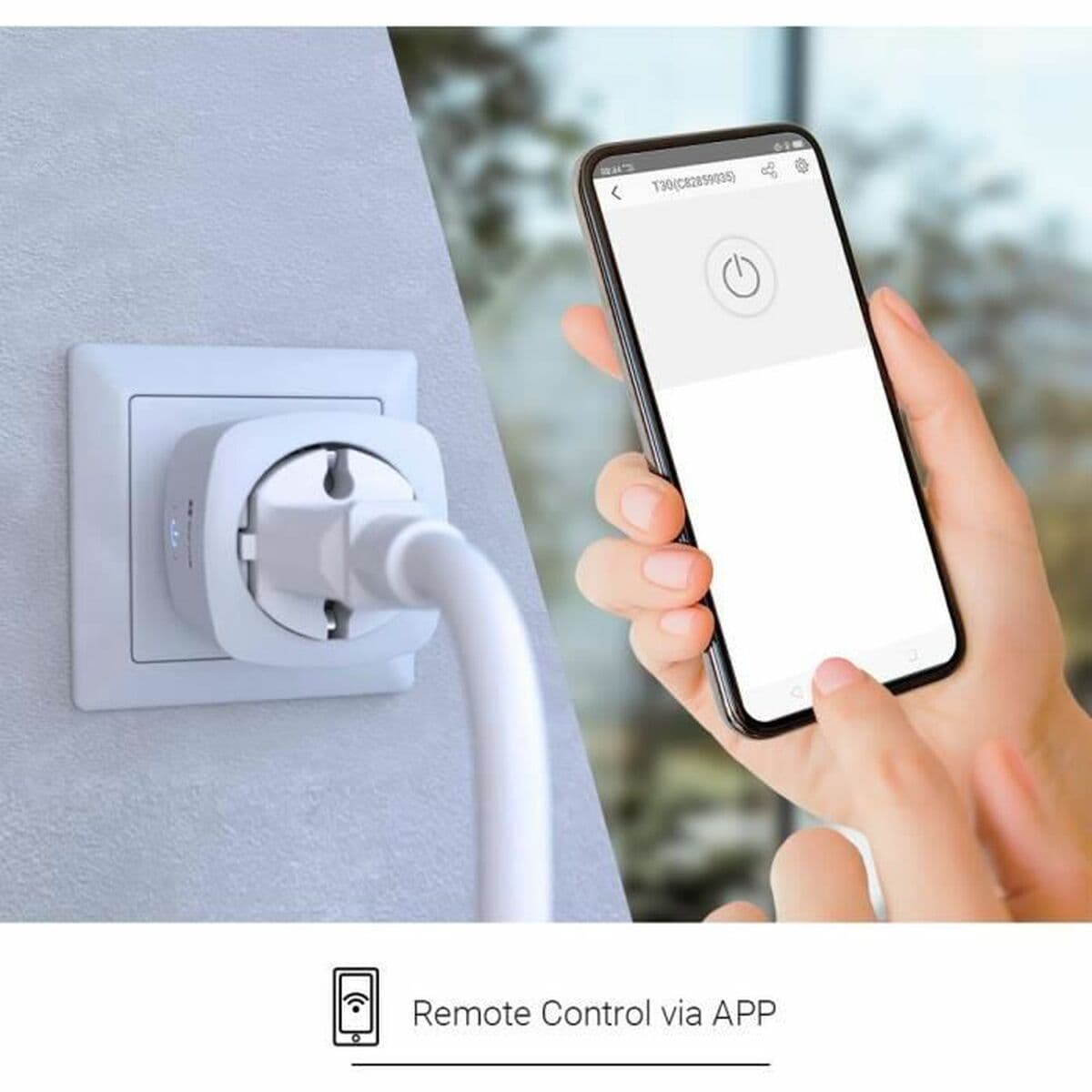 Intelligenter Stecker Ezviz T30 Weiß 2300 W 7 x 11 x 7 cm 6 x 6 x 11 cm 86 mm 51 x 51 x 85 cm 220 V 220-240 V - Image 4