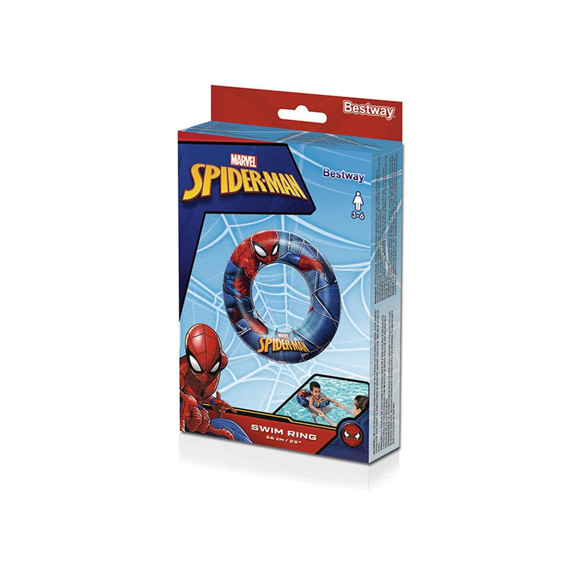 Bestway Pływak Napowietrzny Marvel Spiderman D56 cm +3 do 6 Lat Plaża i Ogród 98003 - Image 2