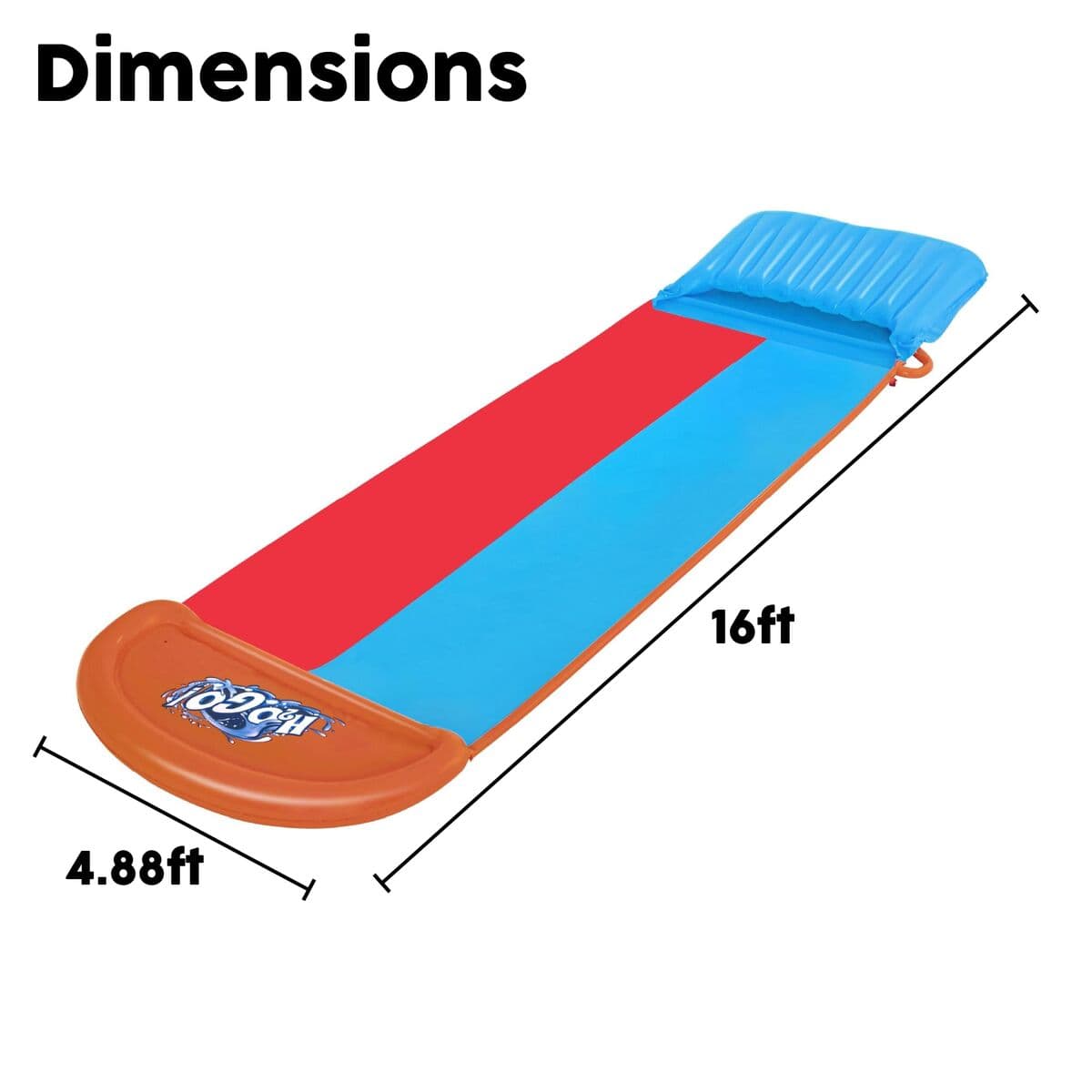 Bestway Uppblåsbar Sprejare Marina Madrass D165 cm +2 År Trädgård 52487 - Image 9