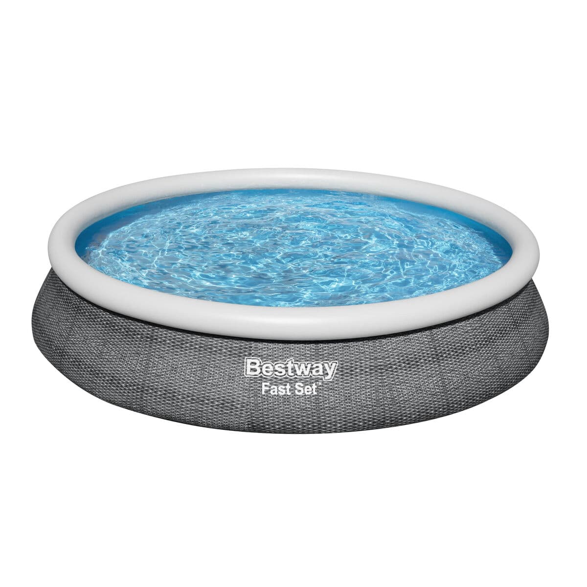 Bestway Piscina Hinchable Adulto Aro Ratan con Depurador 475x84 cm Jardin 57313 - Image 10