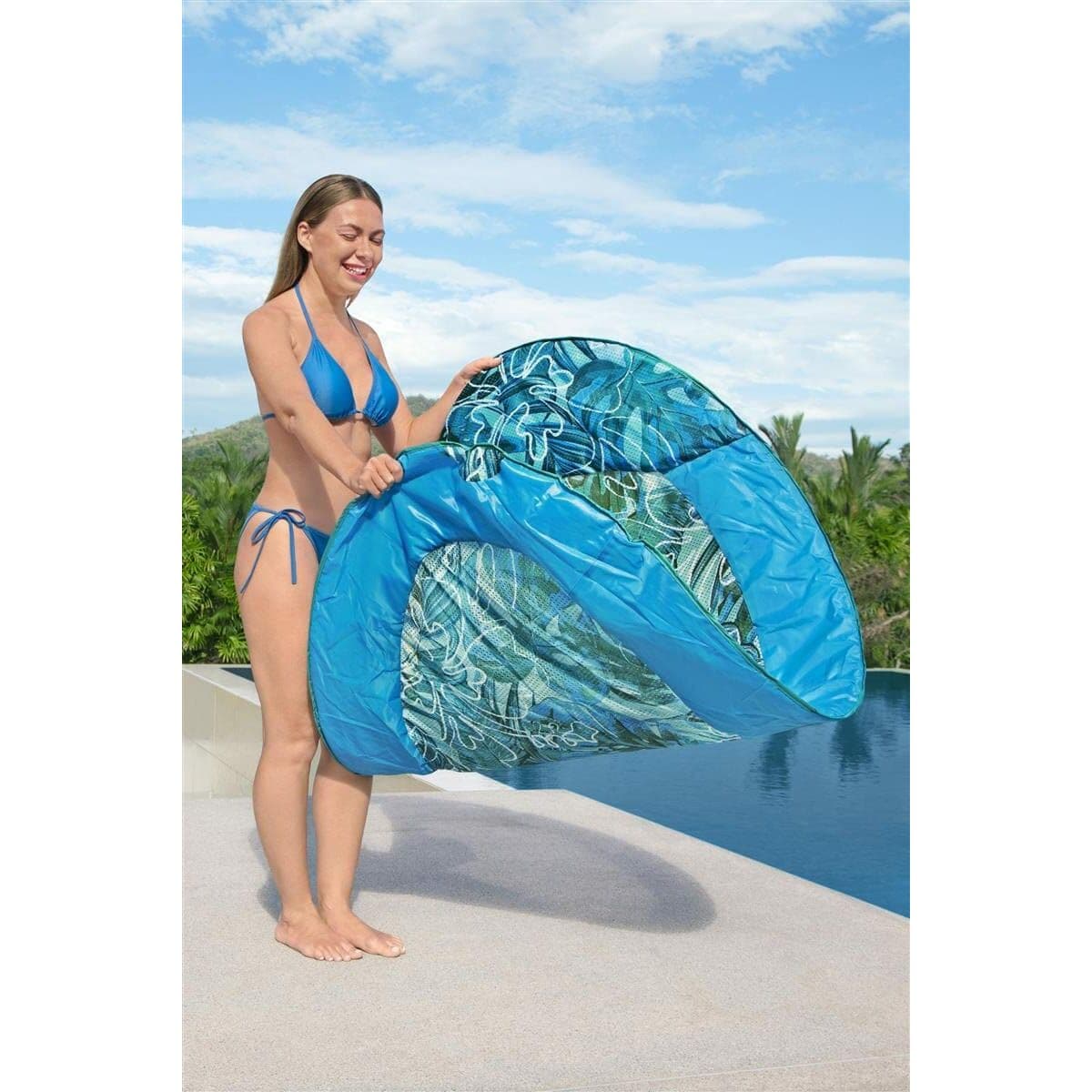 Bestway uppblåsbar madrass Flex' n Fold 171x94 cm Strand och Pool 43552 - Image 19