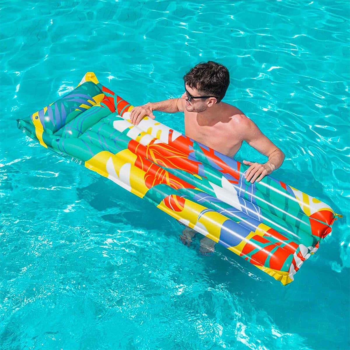 Bestway Colchoneta Hinchable Fashion Color Surtido 183x69 cm Playa y Piscina 44033 - Image 4