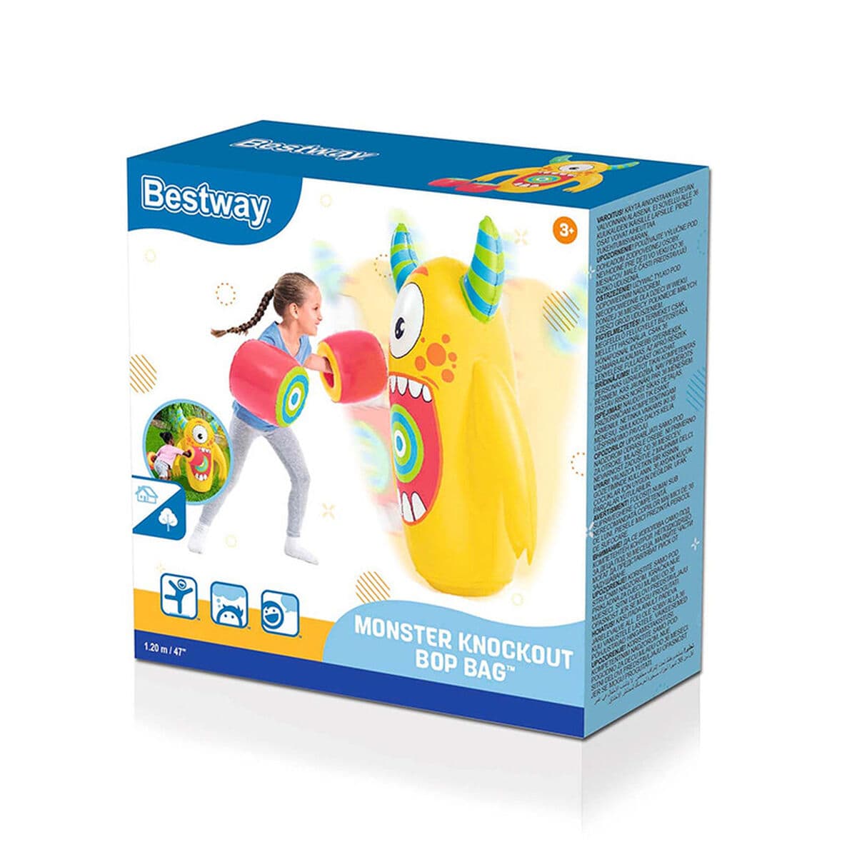 Bestway Punching Hinchable Monstruo 120 cm +3 Años Interior y Jardin 52545 - Image 2